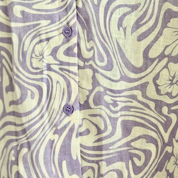 DIVIDED for H& M Buttons down short sleeves shirt size M - Picture 4 of 5